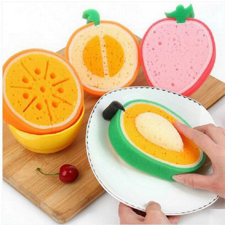 Combo 2 miếng rửa chén hình trái cây