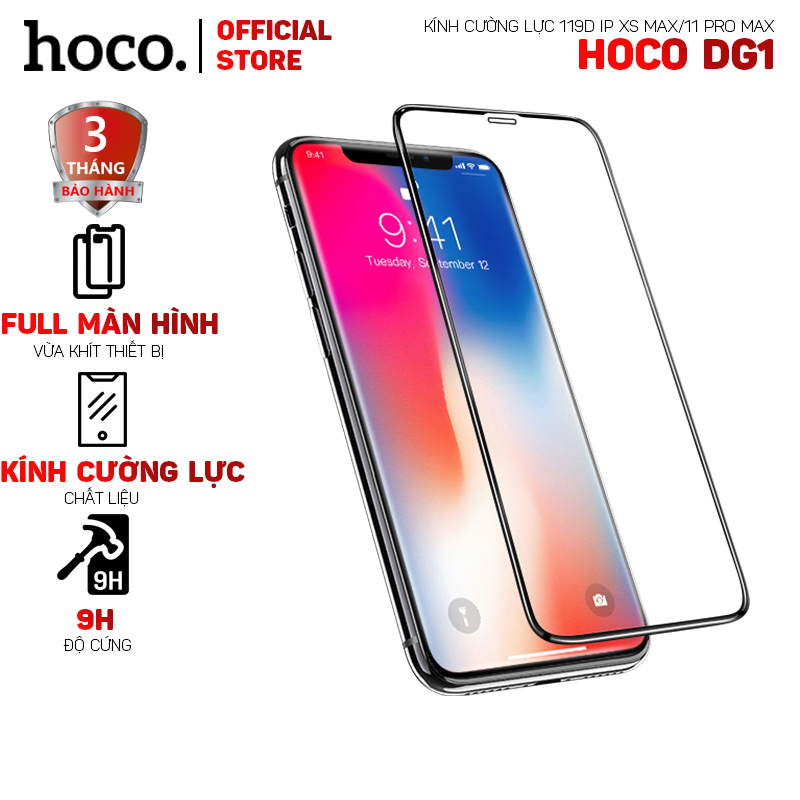 Kính Cường Lực Hoco Dg1 119D Full Màn Hình