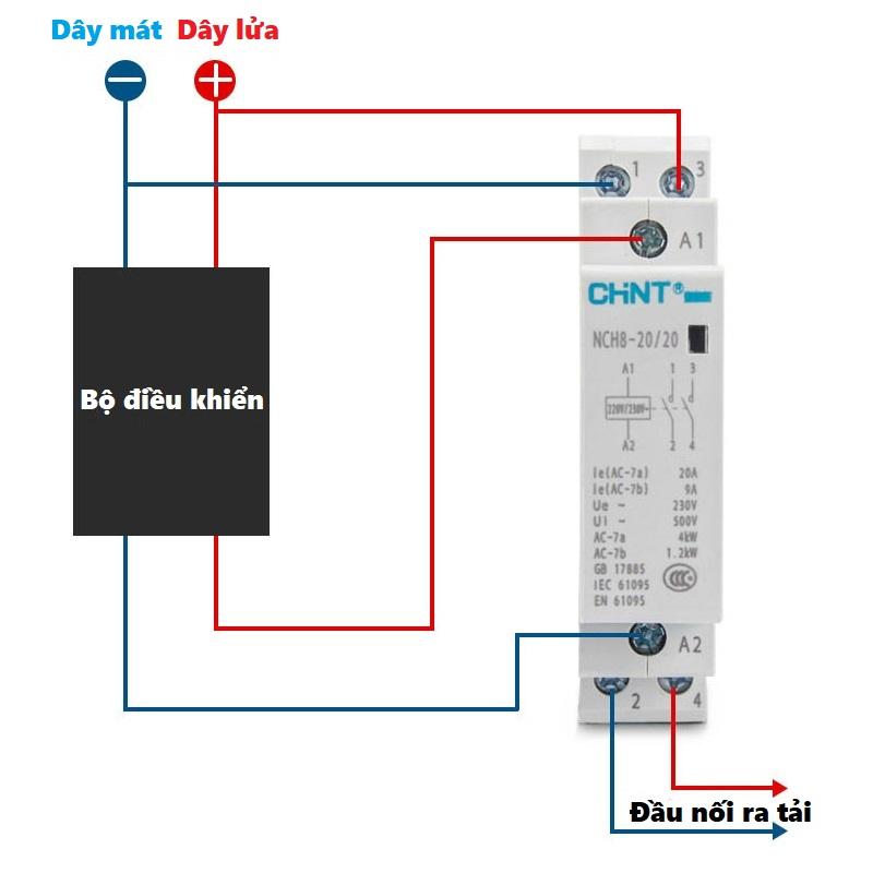 Khởi động từ 1 pha CHINT NCH8 20/20 (20A)