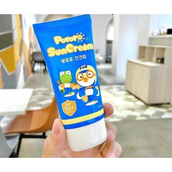 Kem Chống Nắng Pororo Pororo Baolulu Little Penguin Nhập Khẩu Hàn Quốc Cho Trẻ Em SPF50 + PA + + + 50Ml nhập khẩu
