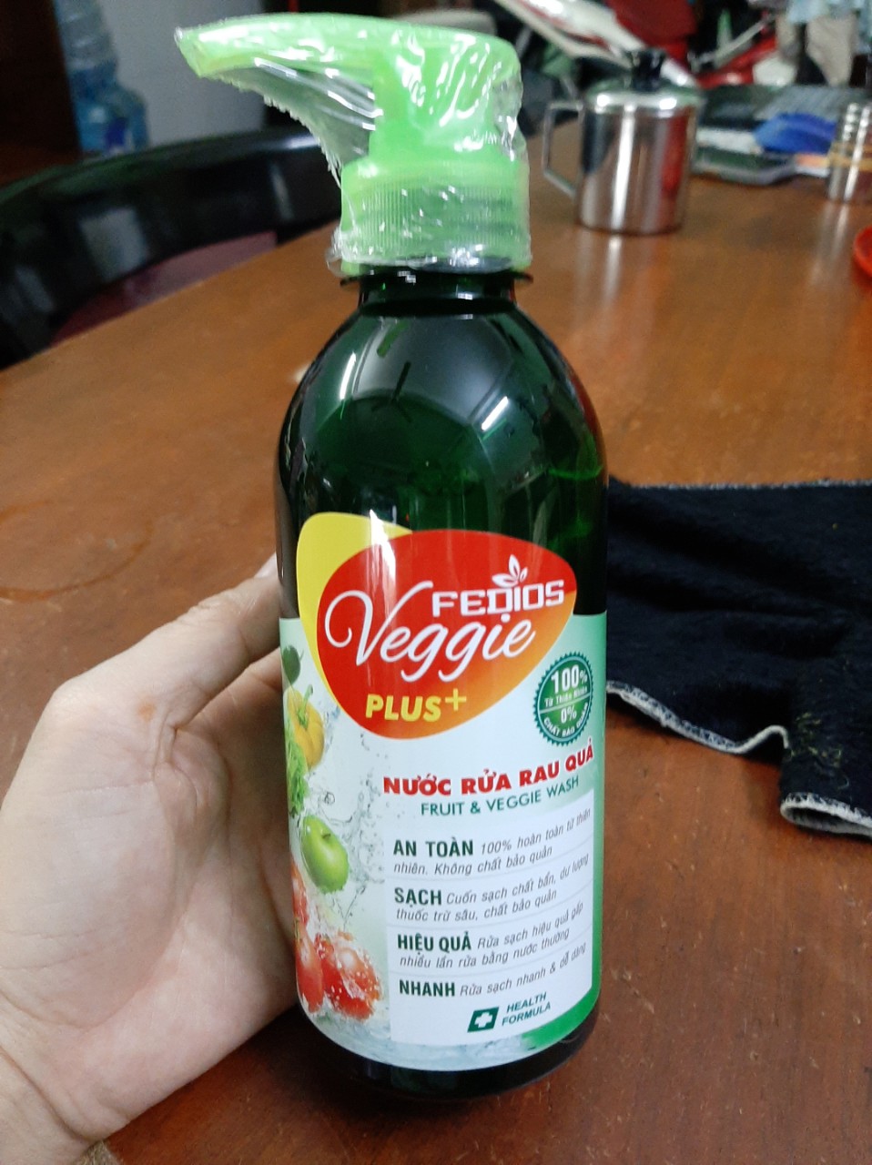 Nước Rửa Rau Củ Quả, Trái Cây FEDIOS VEGGIE 400ml