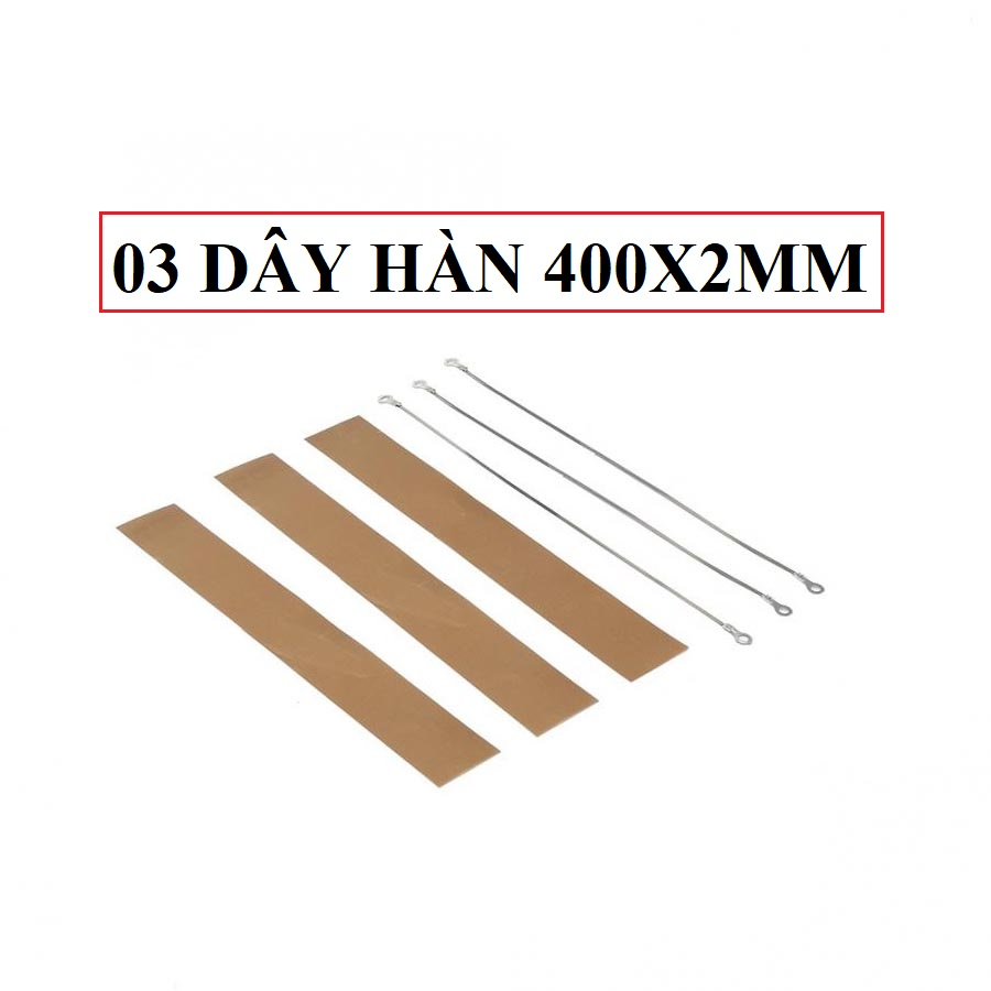 Dây hàn thay thế cho máy hàn miệng túi 400x2mm (03 DÂY HÀN)