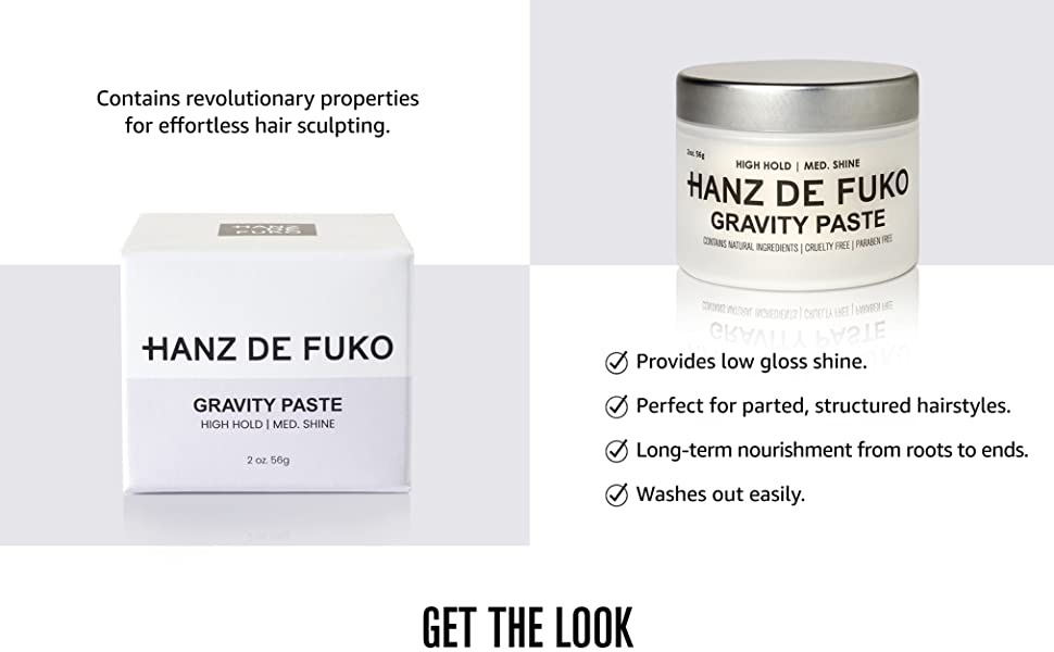 Sáp vuốt tóc Hanz De Fuko Gravity Paste 56g Usa