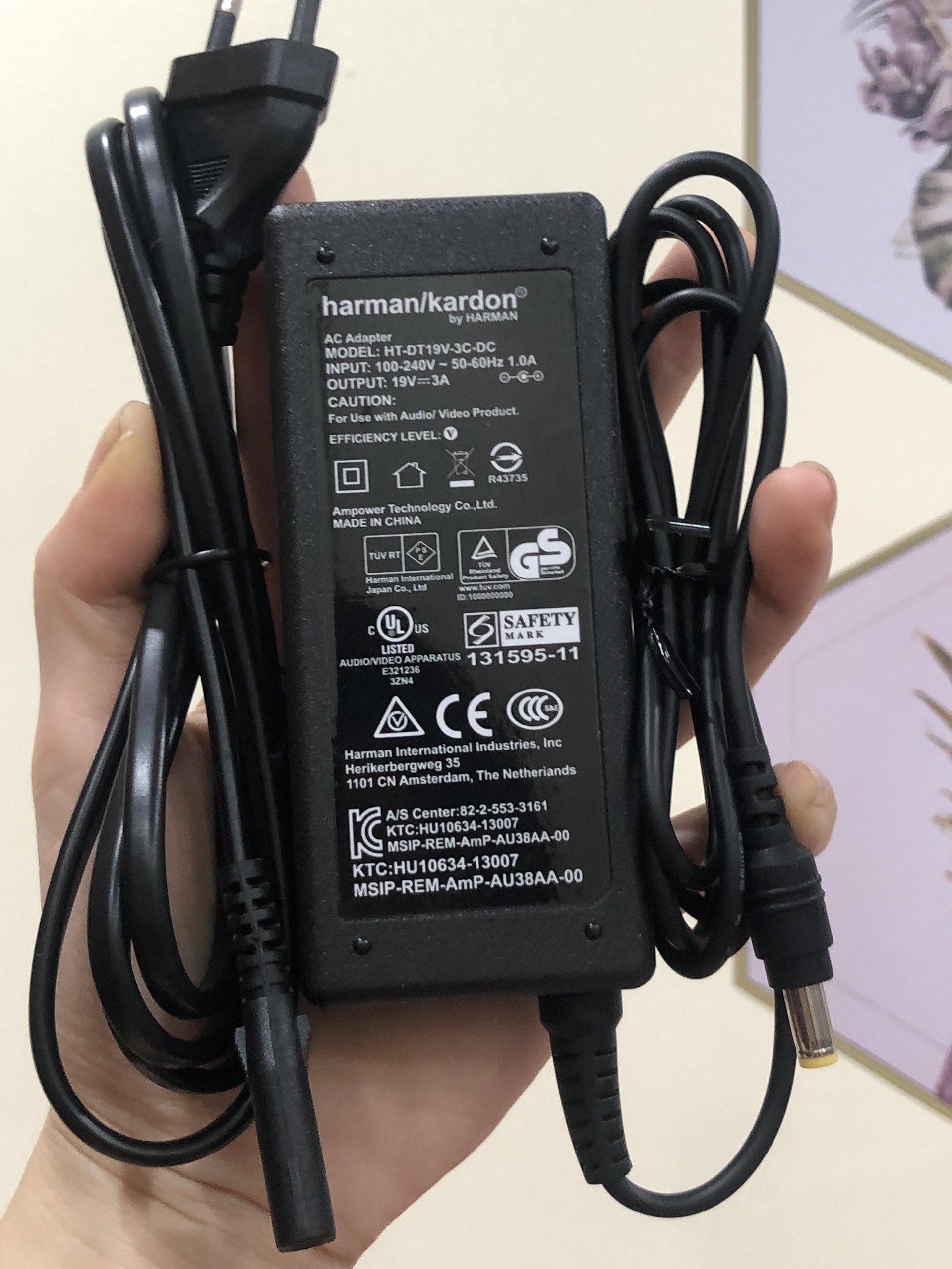 sạc pin 19v 3a loa harman kardon bản gốc