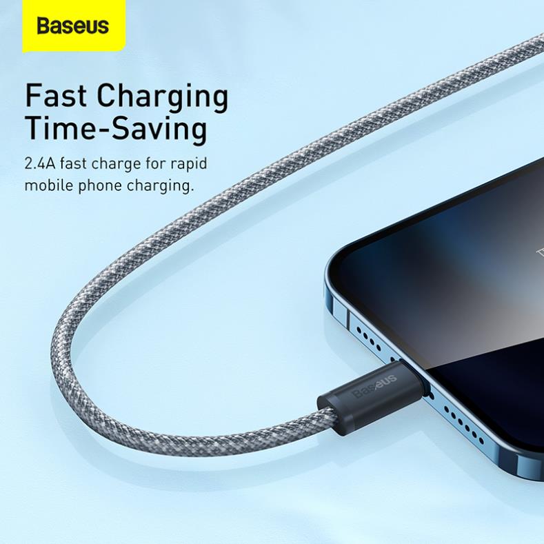 Cáp Sạc Nhanh Lightning Baseus Dynamic Series cho iPhone ( USB to Lightning, 2.4A Fast Charging Data Cable)