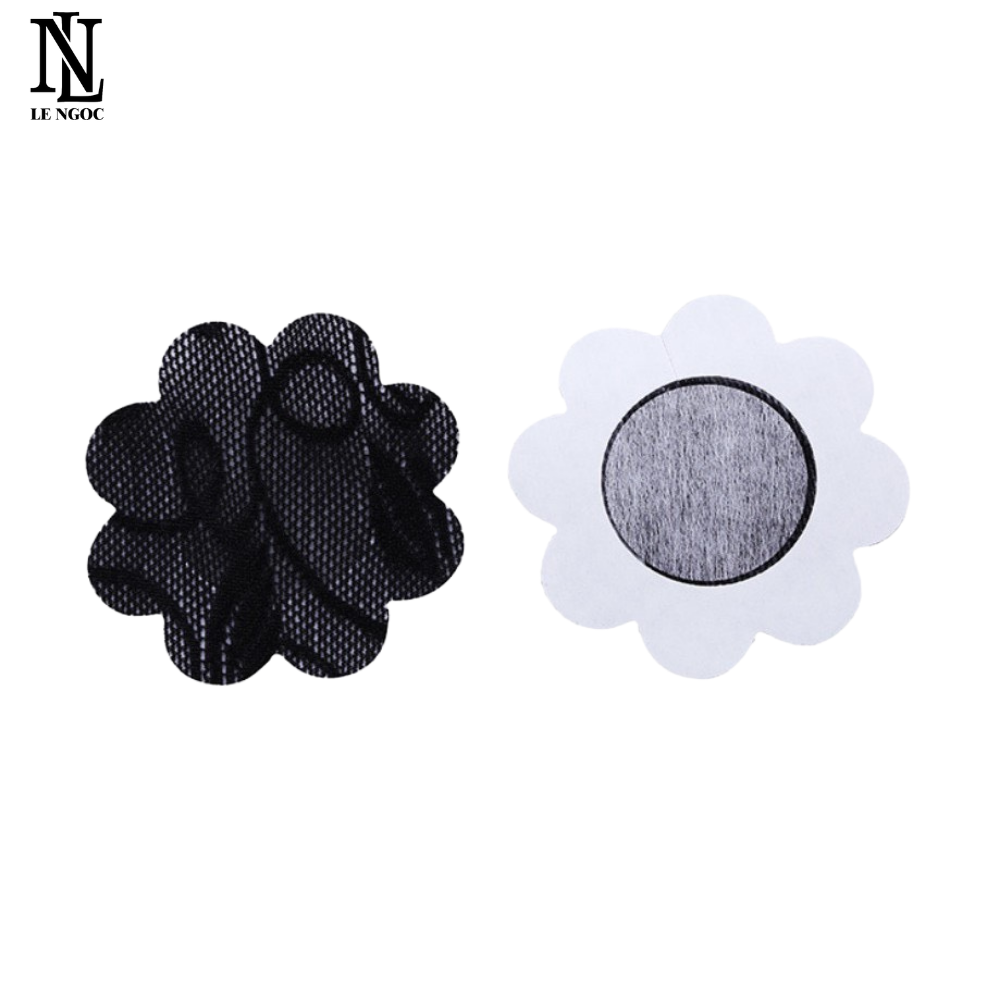 Set 10 miếng dán ngực, miếng dán ti lụa sử dụng 1 lần tiện dụng Lê Ngọc 330