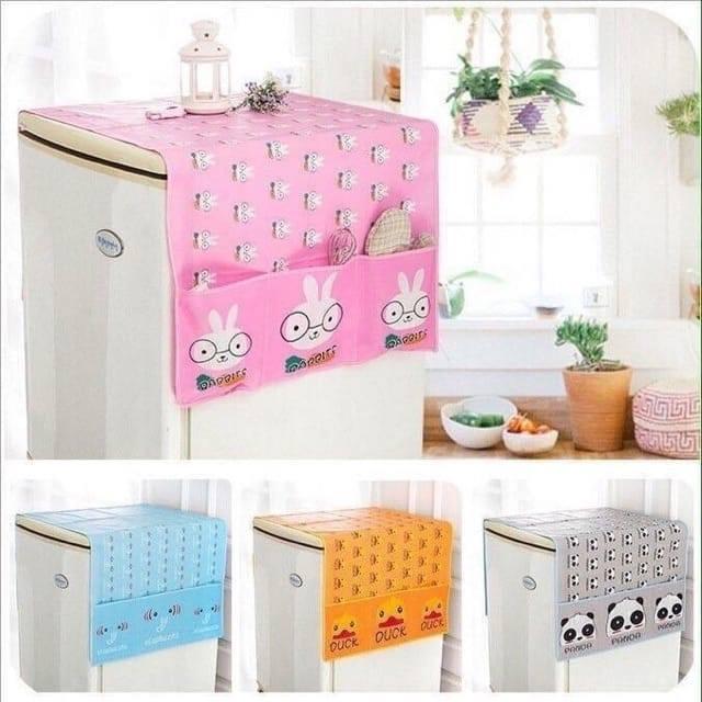 Tấm Che Tủ Lạnh Phủ Tủ Lạnh Hình Thú Cute