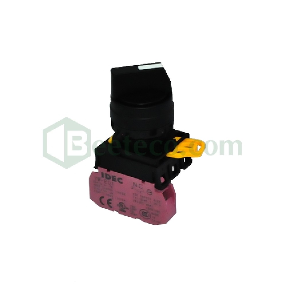 YW1S-2E : Công tắc xoay Idec phi 22, 2 vị trí
