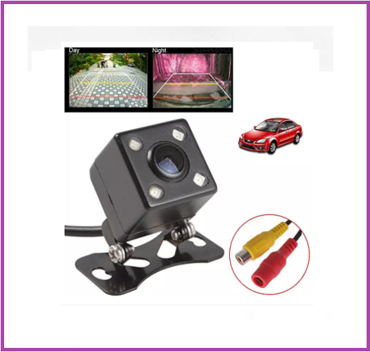 Camera lui,camera oto,camera,Camera Lùi 4 mắt cảnh báo cho xe hơi phụ kiện ô tô , cam ze siêu nét ,camera lùi , cam lùi chuyên đêm