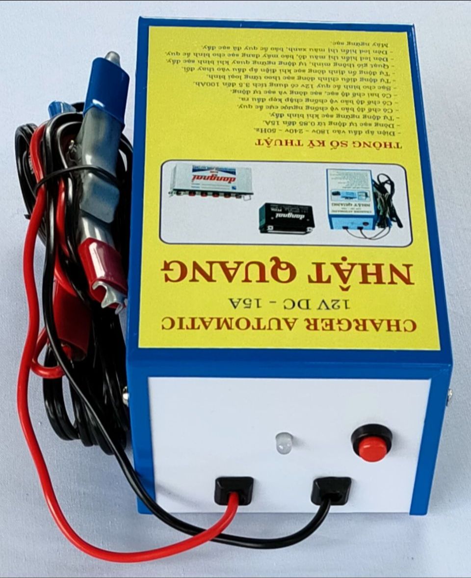 [HCM]MÁY SẠC BÌNH ẮC QUY 12 V TỰ ĐỘNG 15 A