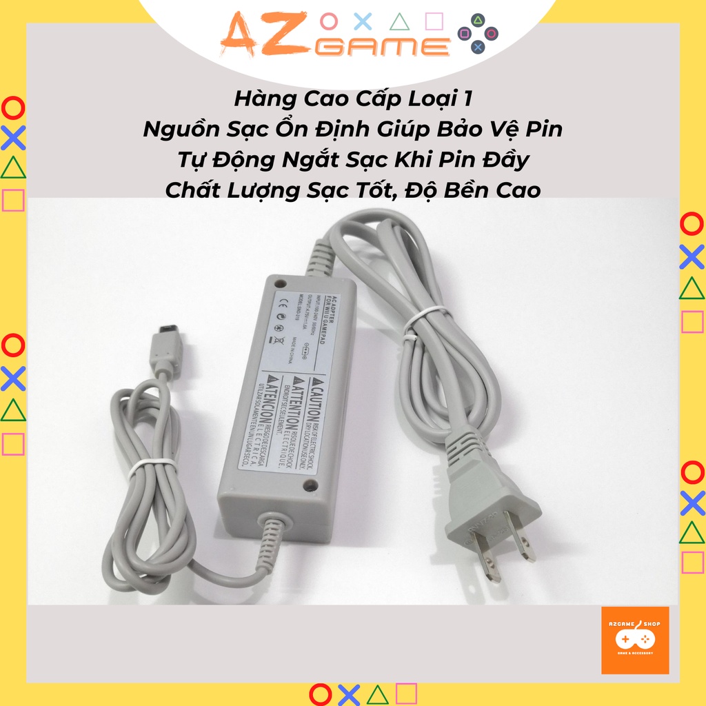 Bộ Sạc Adapter Cho Nintendo Wii U Gamepad