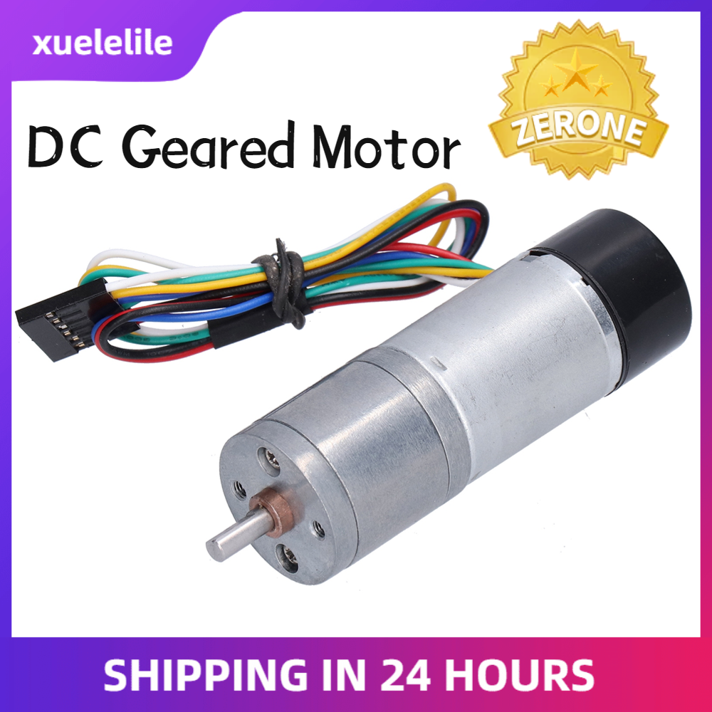 Geared Motor, Encoder Motors Adjustable for Robots for Smart Car for Home Appliances