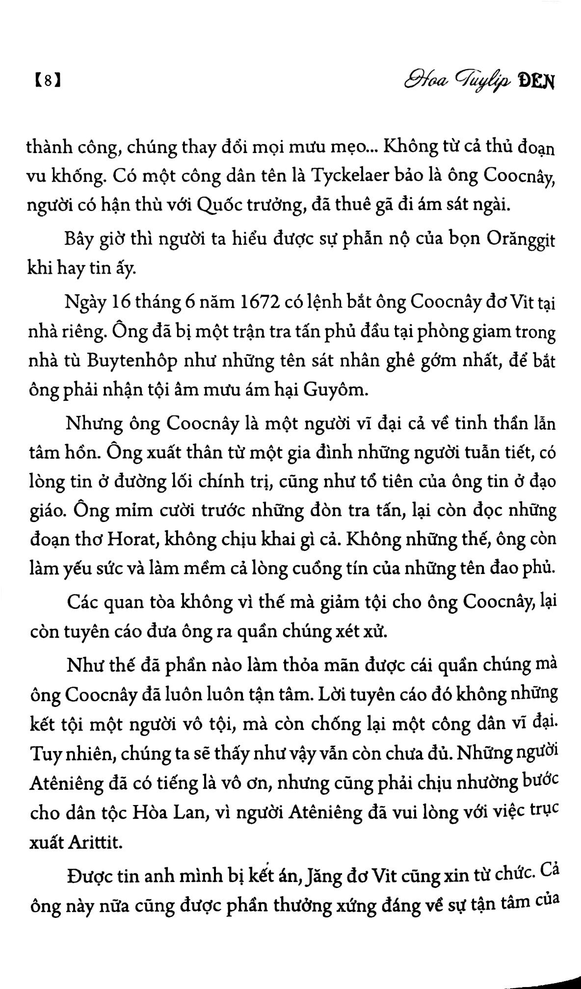 Fahasa - Hoa Tuylip Đen