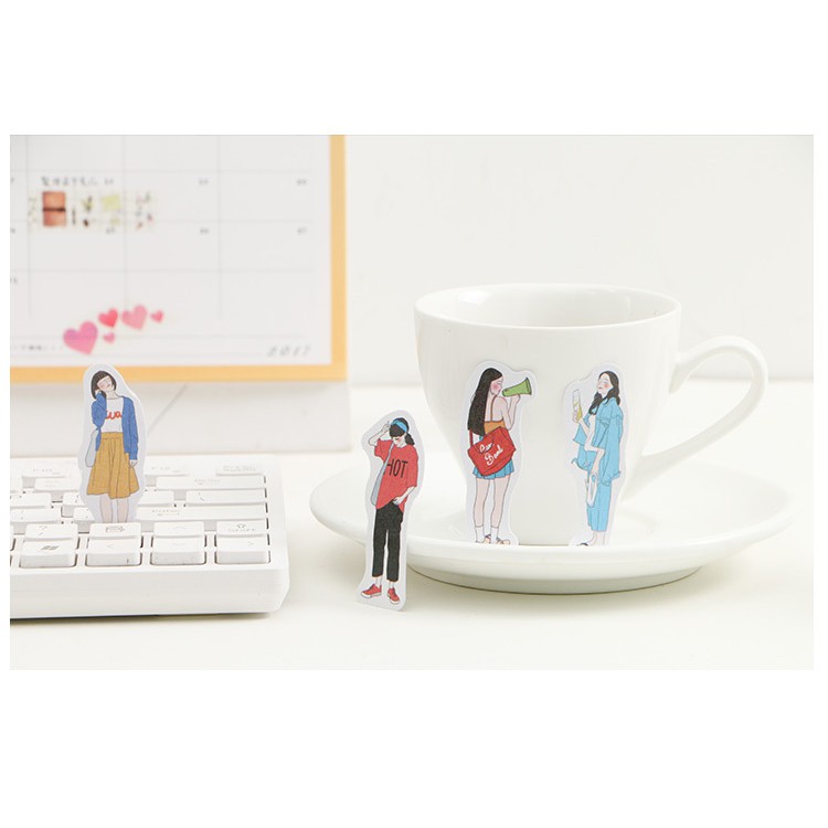 Set sticker 40 hình dán Nhật Bản