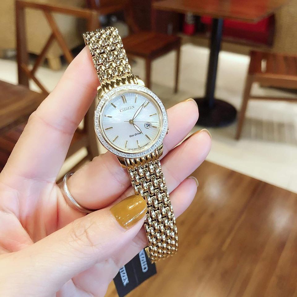 ĐỒNG HỒ NỮ CITIZEN ECO EW2282-52D EW2282-52