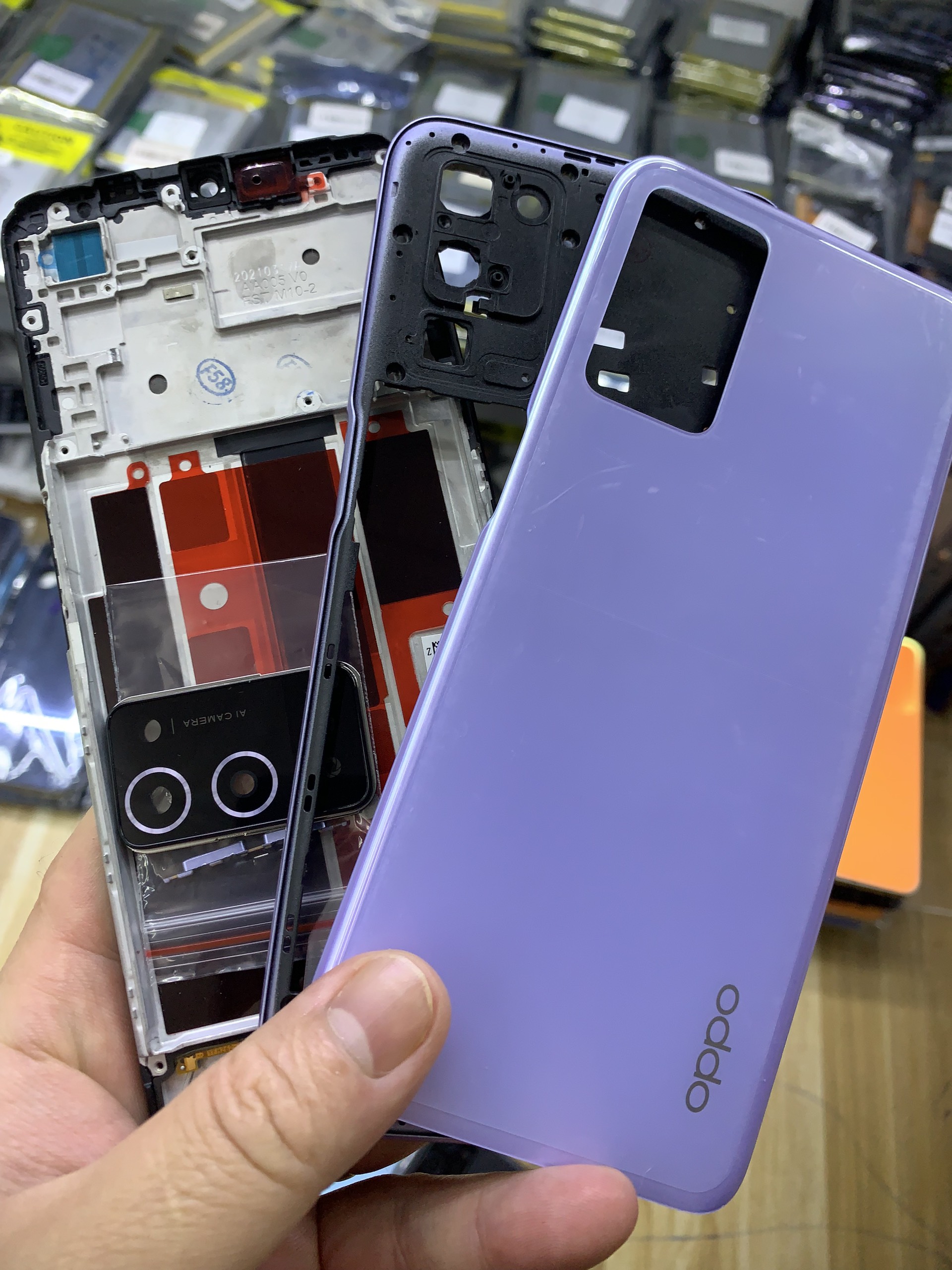 Bộ xương vỏ oppo a56 - 5g