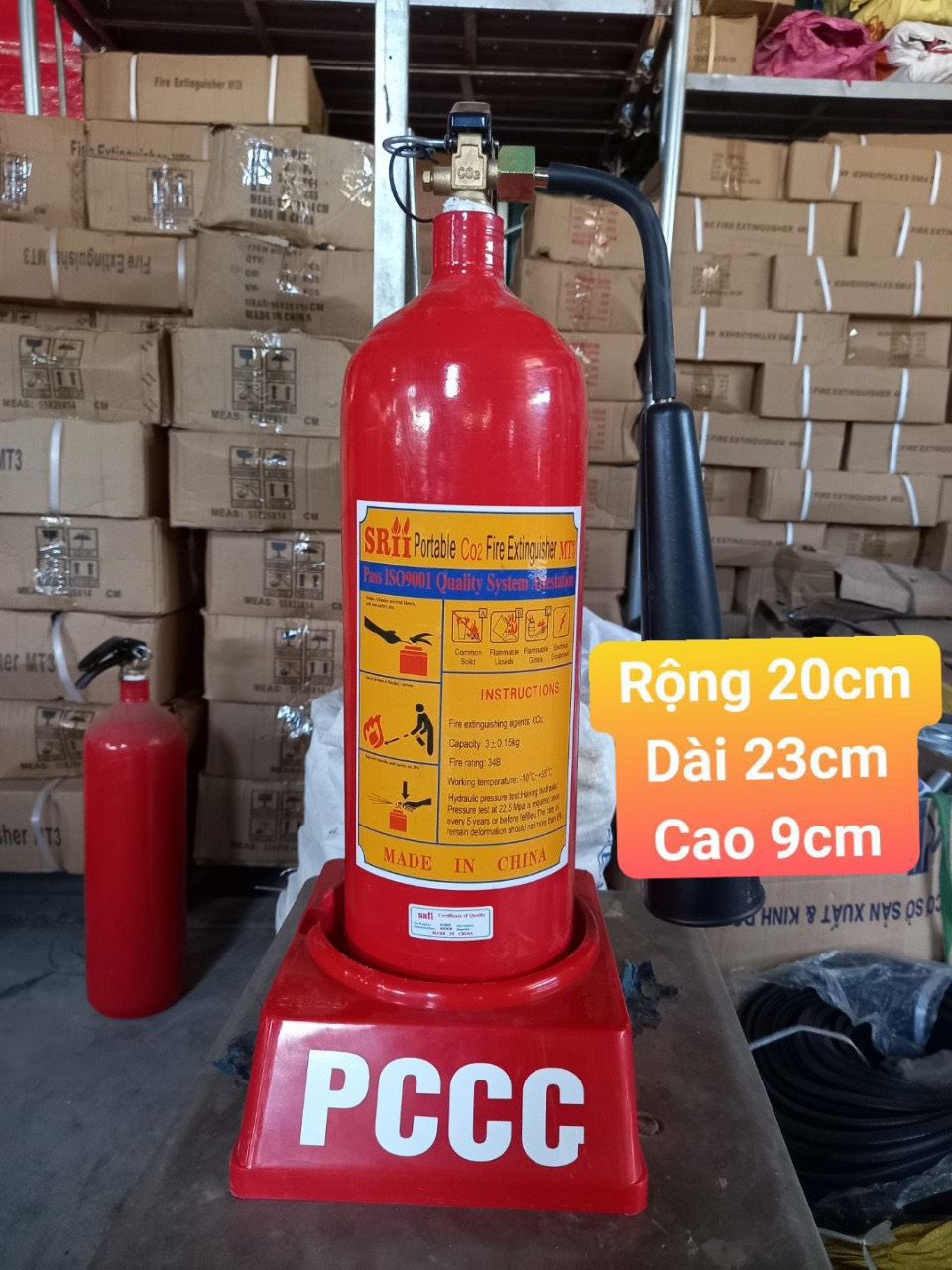 Combo 5 Kệ nhựa đựng 1 bình chữa cháy