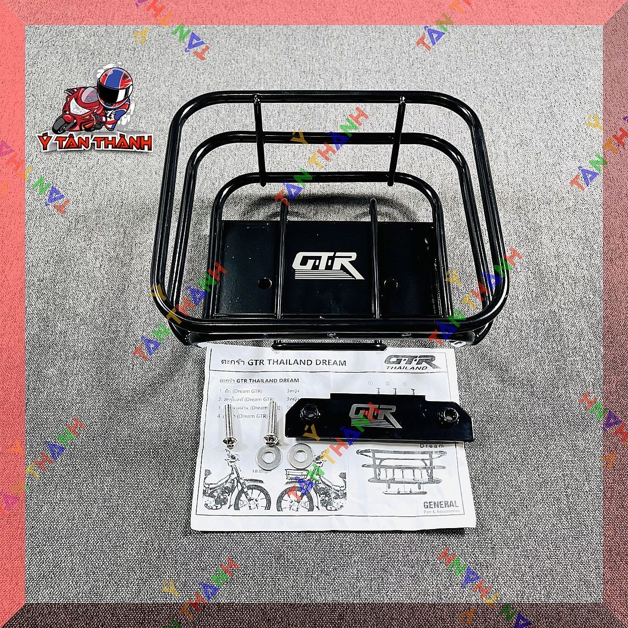 Rổ GTR cho xe Dream đen MS13