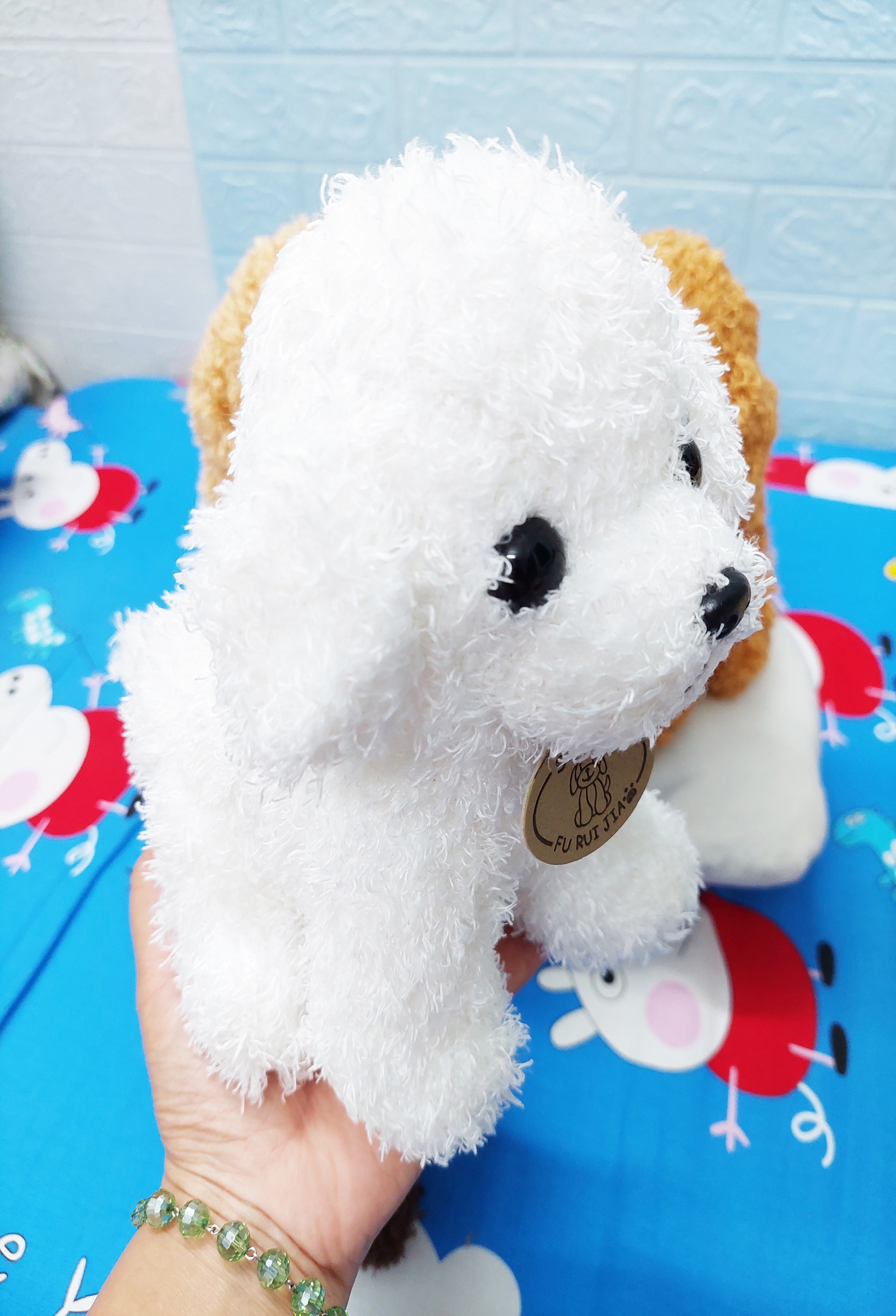 Thú bông chú chó Poodle siêu dễ thương