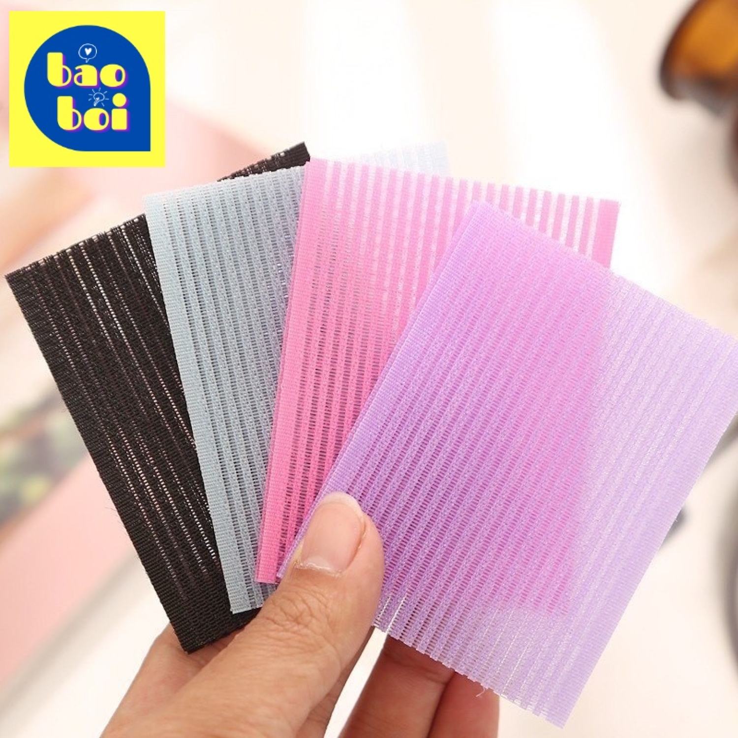Set 2 Miếng Dán Giữ Tóc Khi Trang Điểm, Rửa Mặt