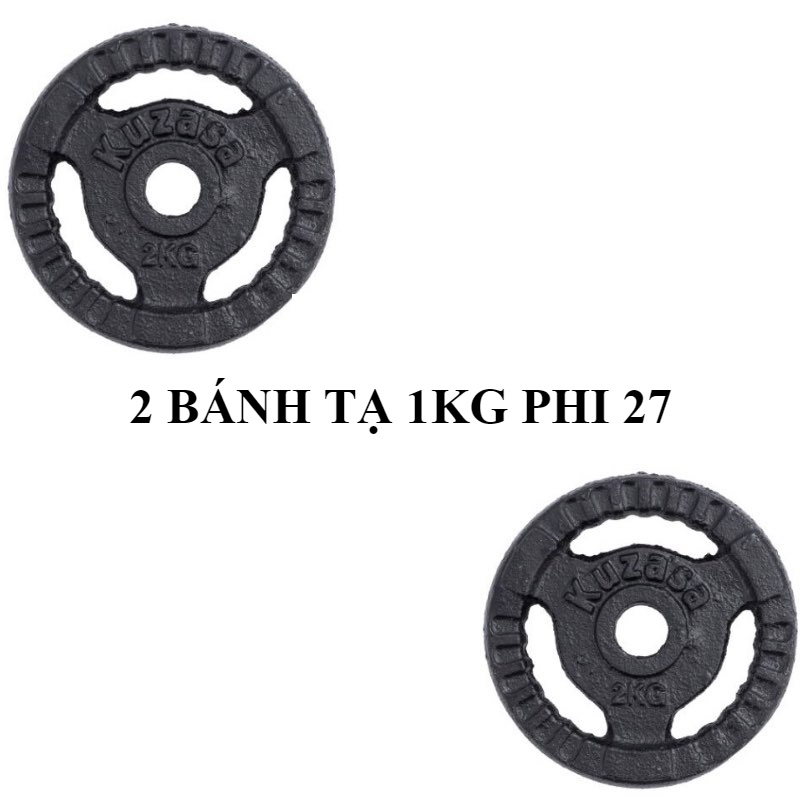 Bộ 2 Miếng Tạ Gang 1kg