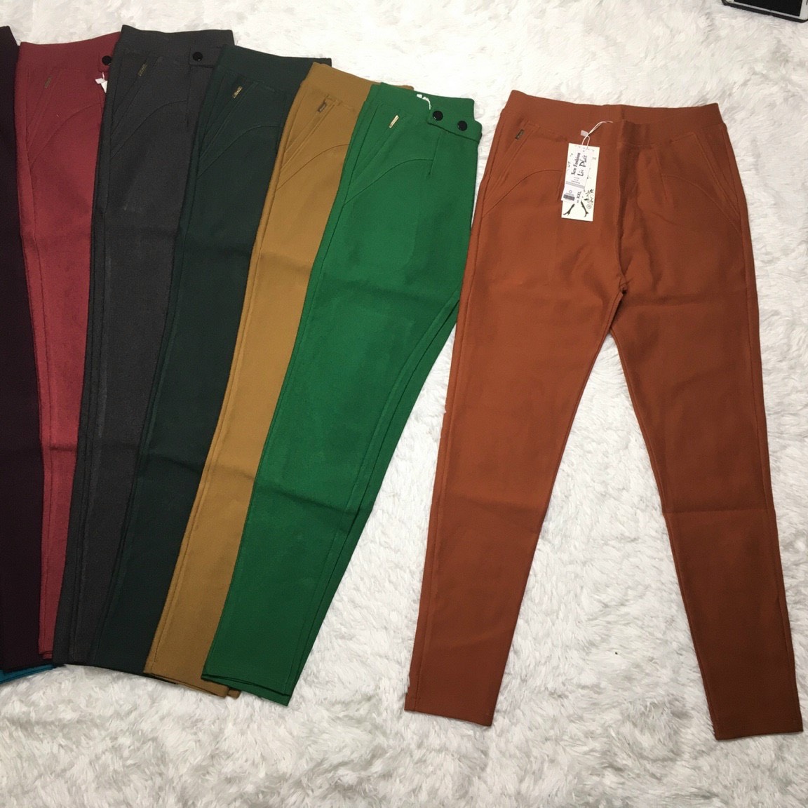 [HCM]Quần cotton 4c dài lưng thun