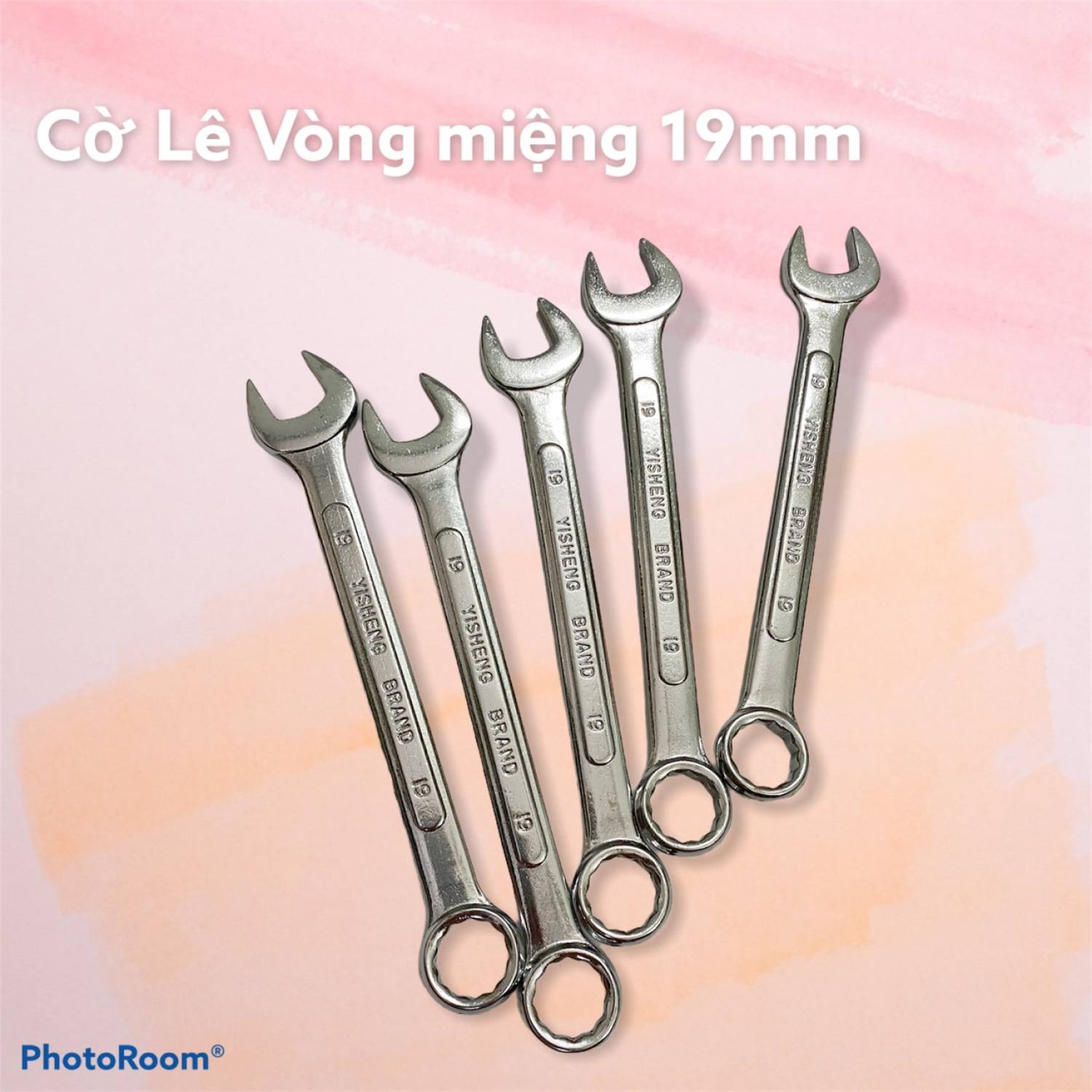 Cờ lê vòng miệng 19mm 2 đầu