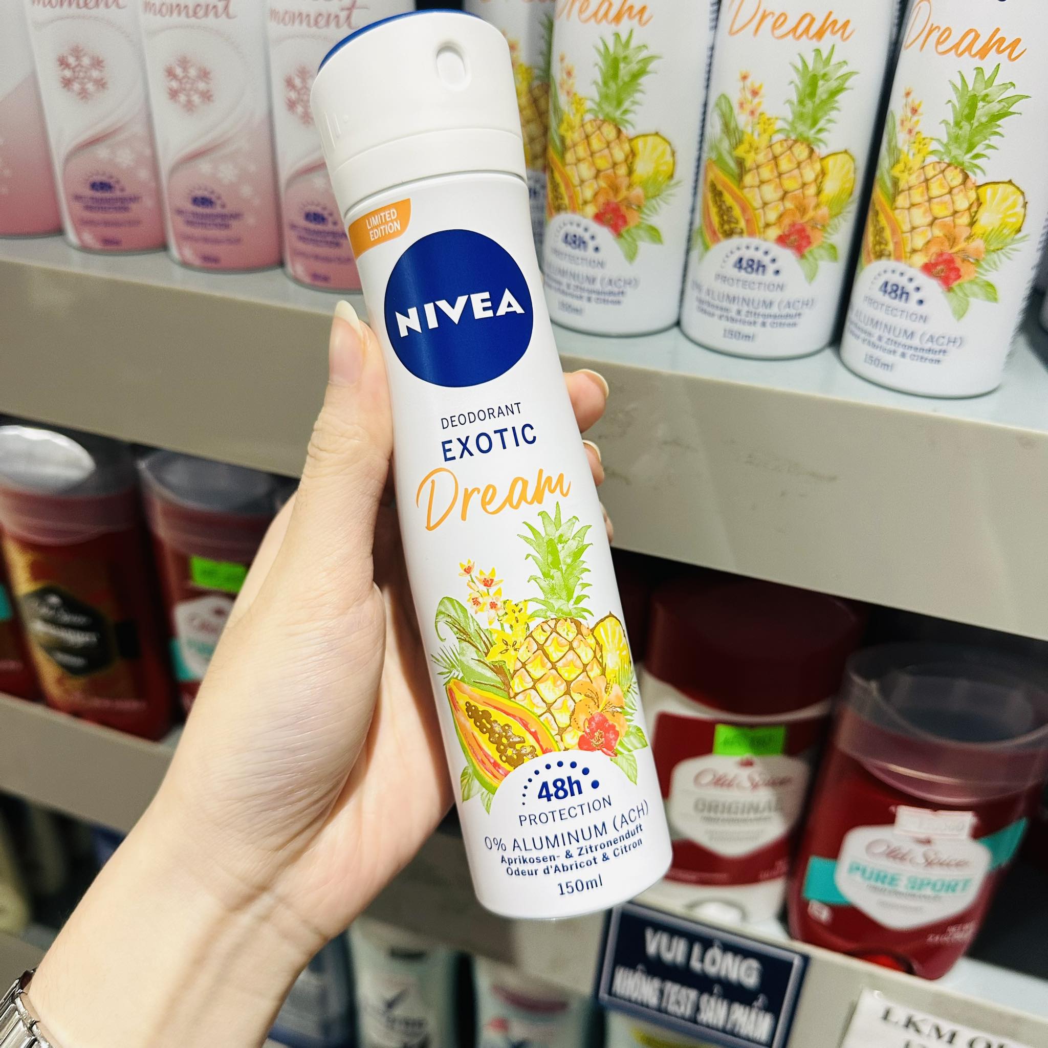 Xịt khử mùi NIVEA Anti-perpirant/Deodorant Spray 150mL