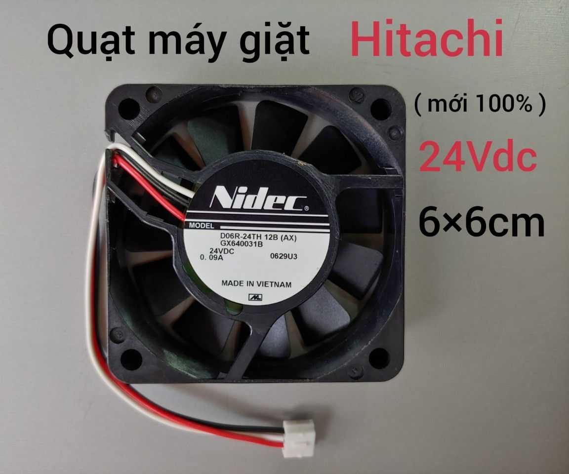 Quạt máy giặt Hitachi 6*6cm