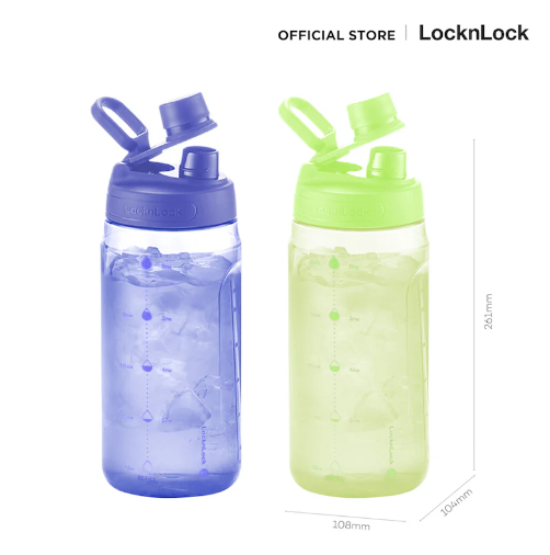 Bình Nước Nhựa Thể Thao LocknLock Dung Tích Lớn 1.5L HAP941