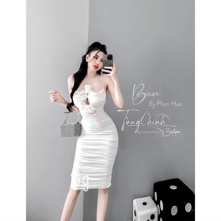 ĐẦM HAI MAXI DÂY XẺ TÀ KHOÉT EO l0987