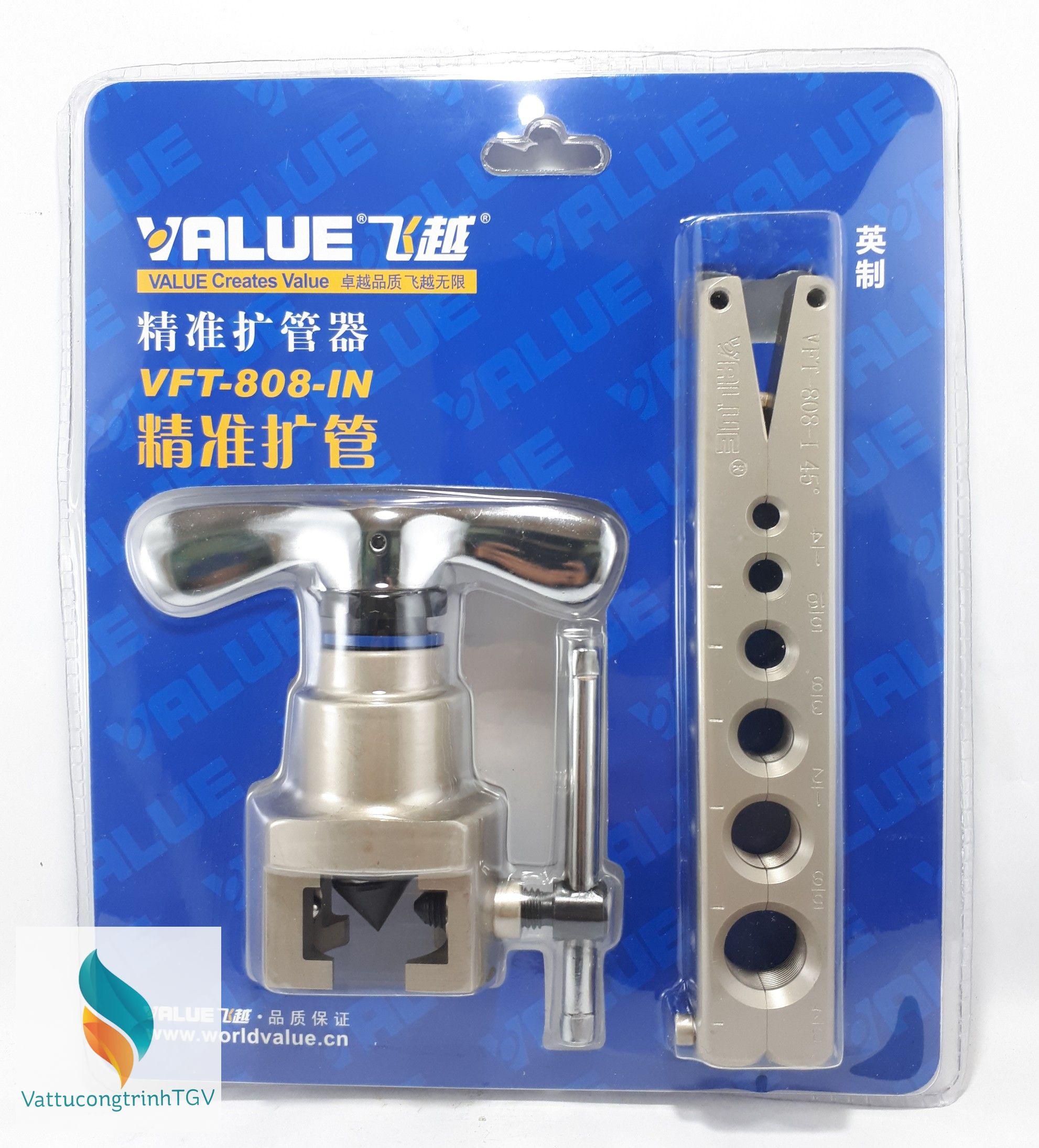 Bộ kẹp loe ống đồng lệch tâm VALUE VFT-808-IN