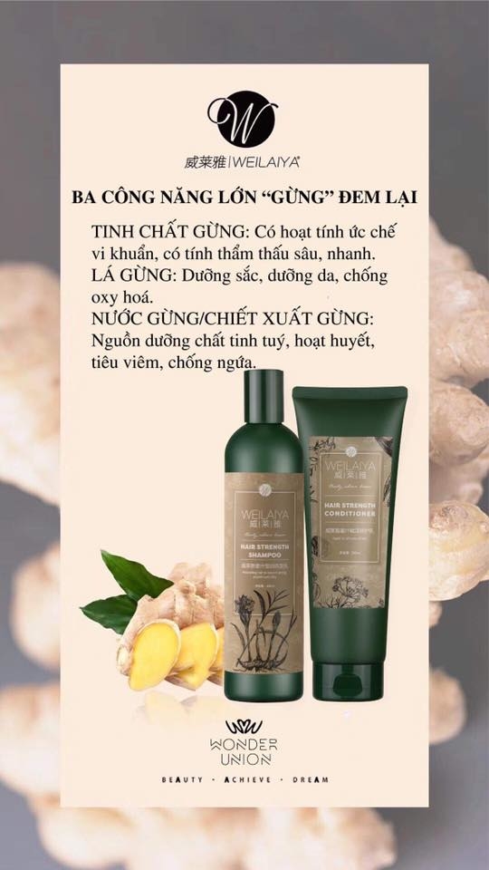 [HCM]Dầu gội xả gừng