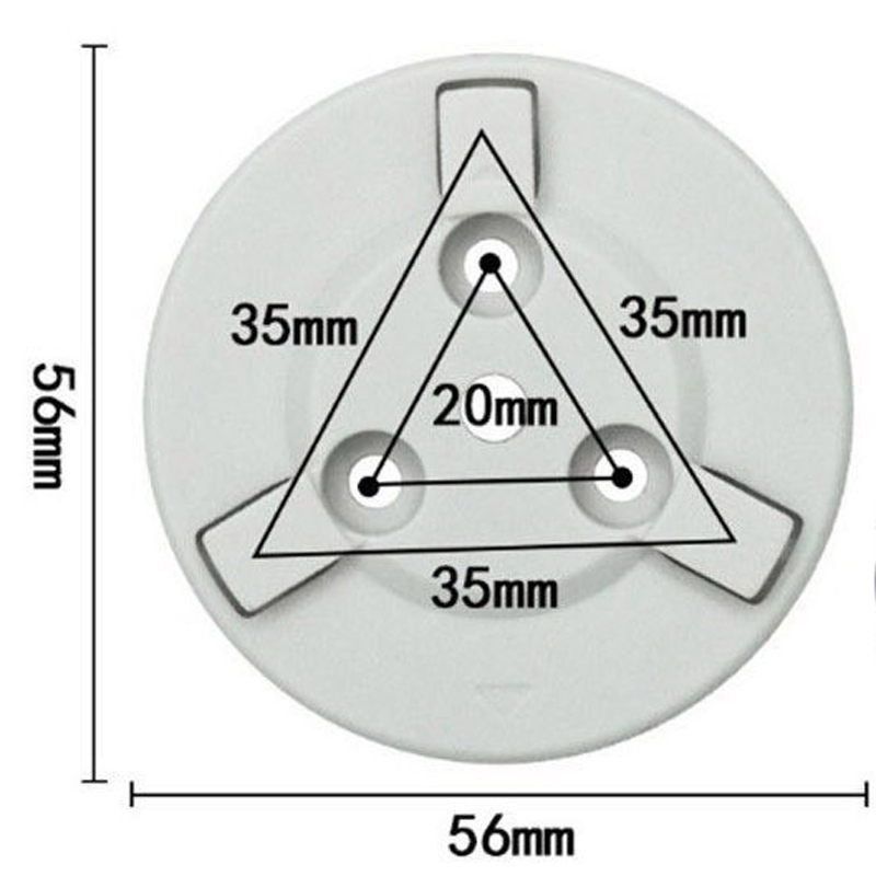 Chân đế camera Ezviz C6N, C6H, C6W, H6C, H7C, TY1, TY2, Viettel HC2...Ren nhựa và ren đồng.