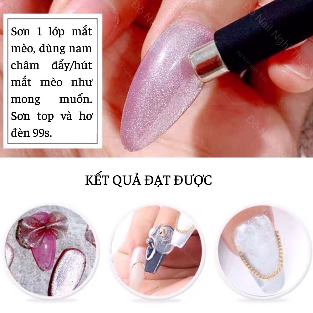 Thanh nam châm mắt mèo đầu tròn