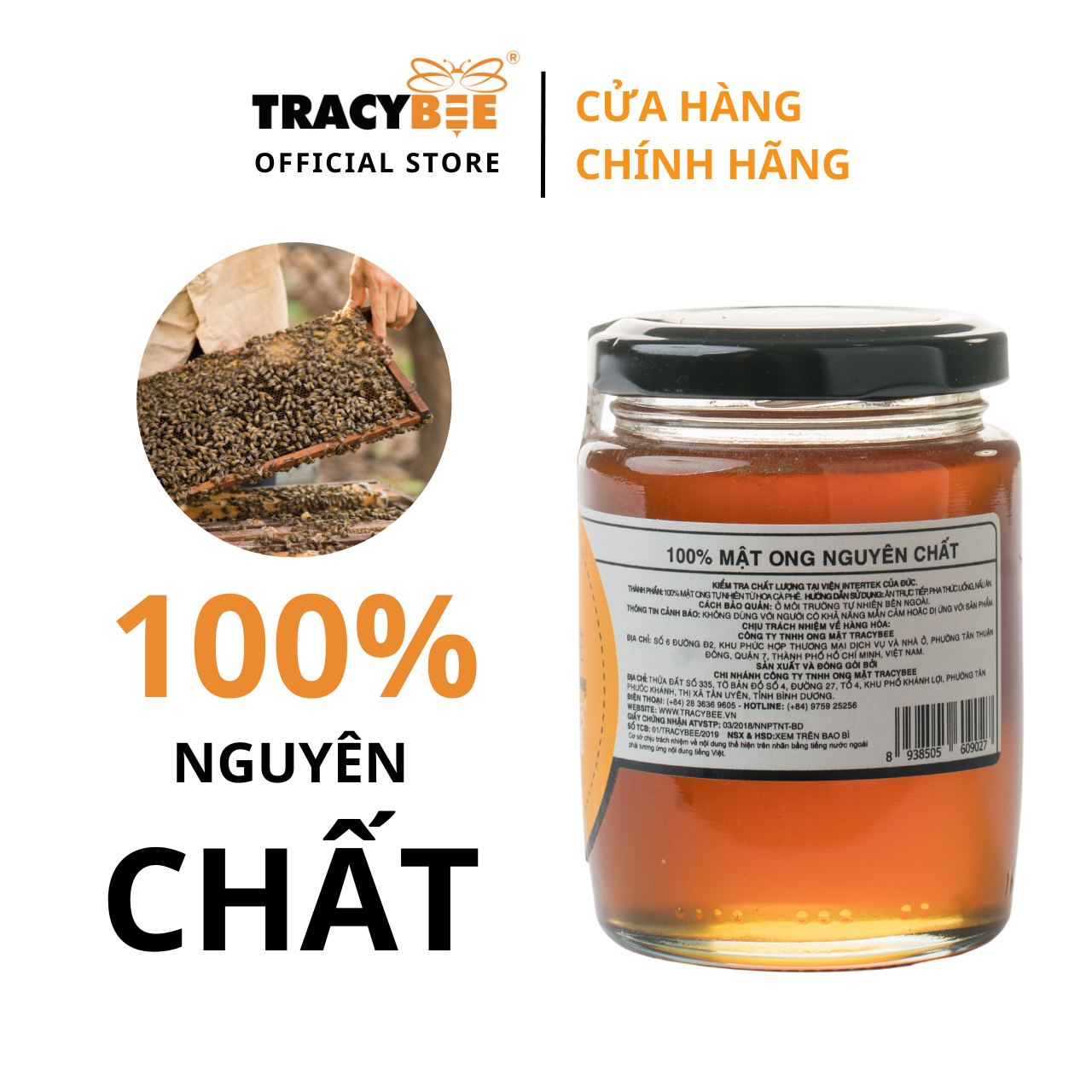 MẬT ONG HOA CÀ PHÊ TRACYBEE 220G