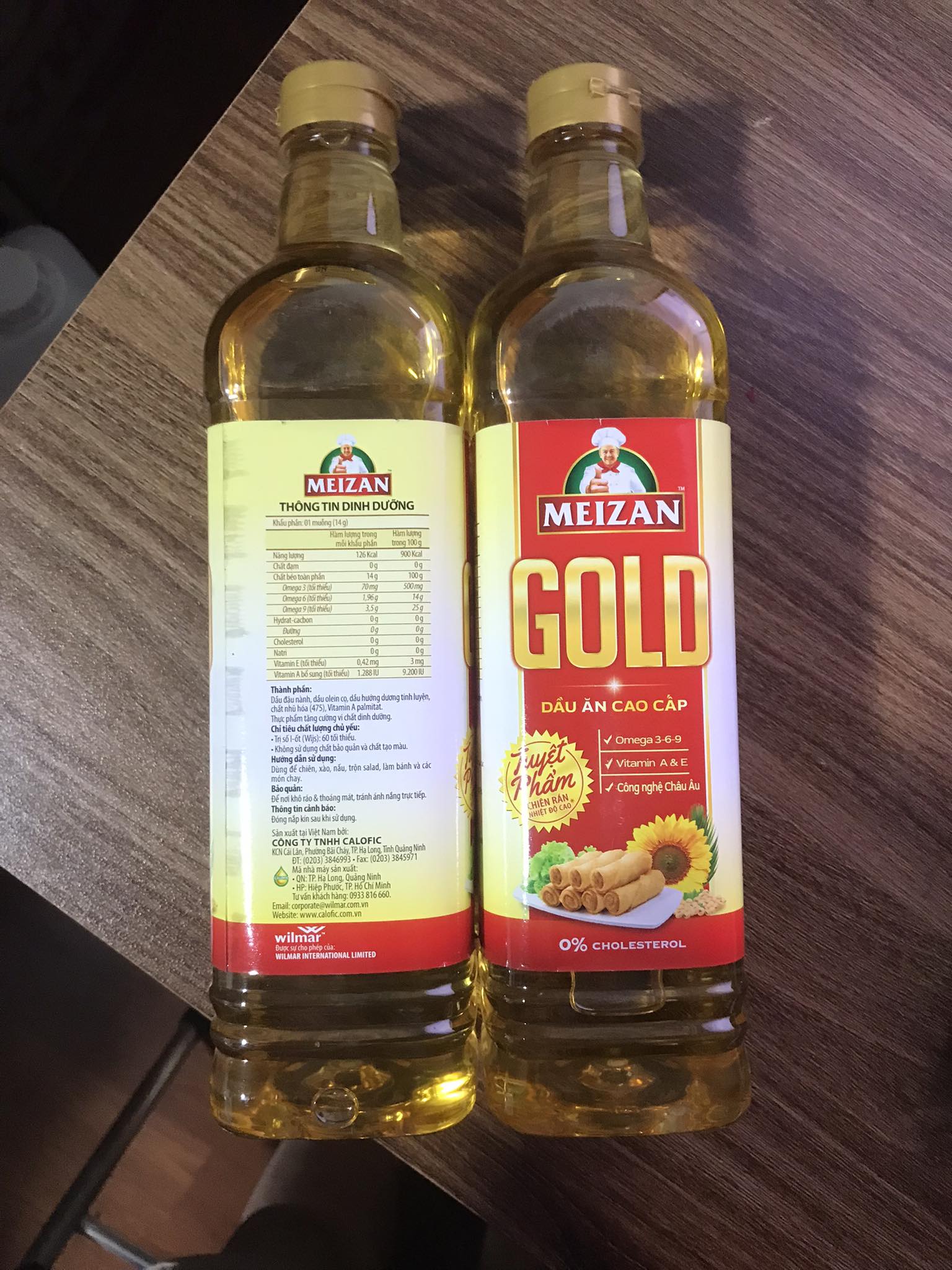 Dầu ăn cao cấp Meizan Gold chai 1 lít