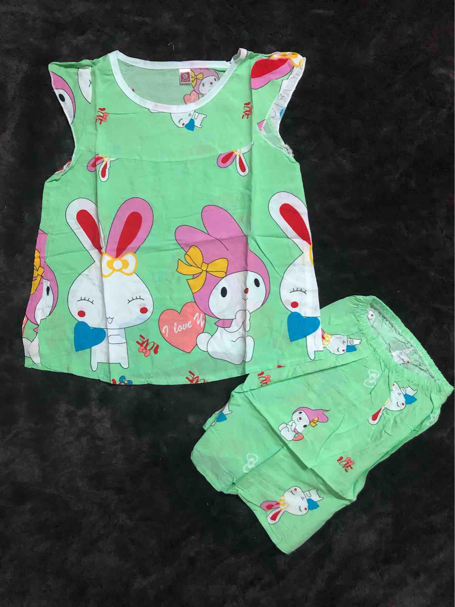 Combo 4 Bộ tole (lanh) bé gái, từ 15-20kg