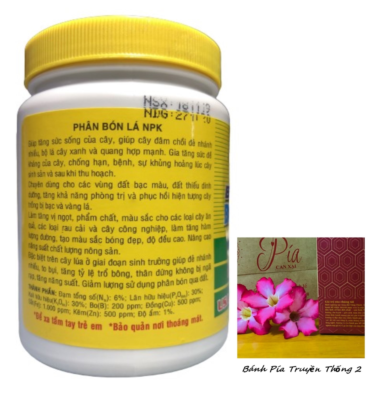 Phân Bón Lá Grow More NPK 6-30-30+TE - #407A# 100g