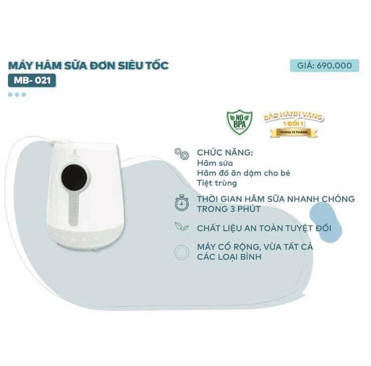 Máy hâm sữa siêu tốc MOAZ BEBE MB-021