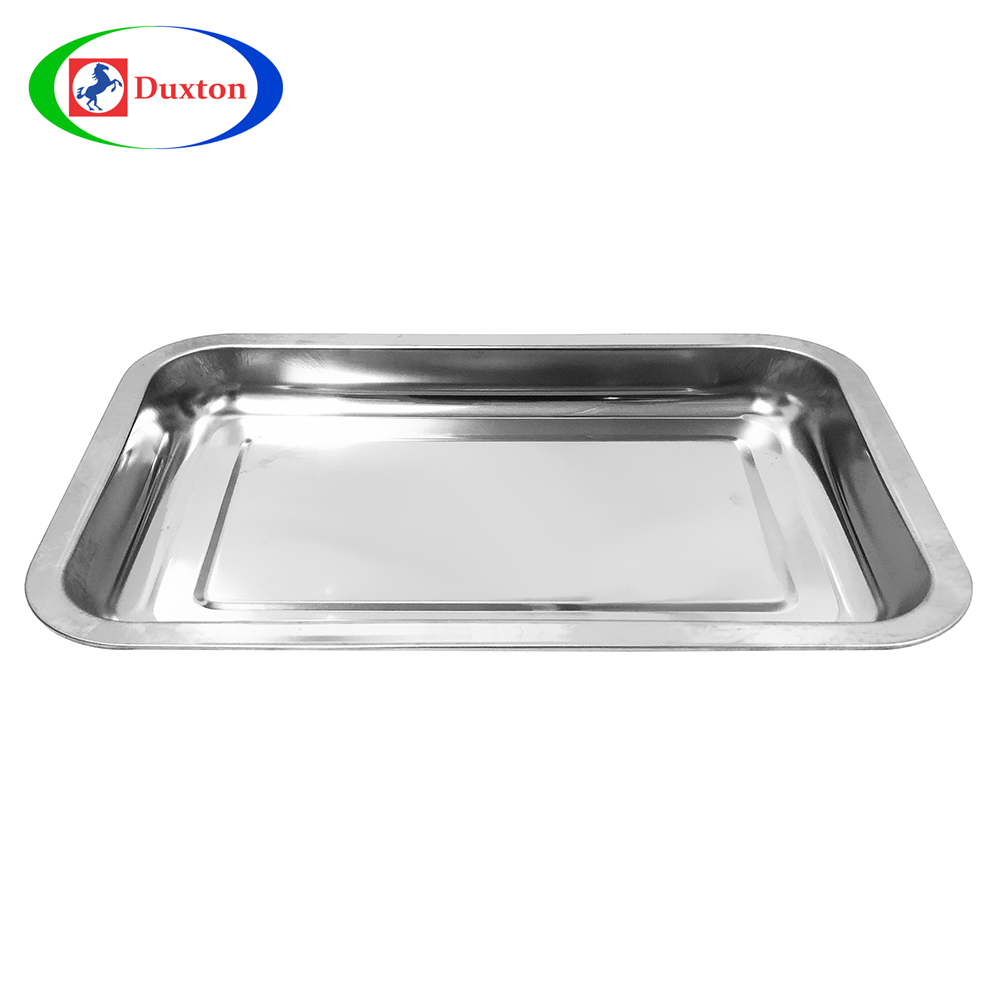Khay cạn inox duxton dg-kc20/dg-kc22/dg-kc27/dg-kc30/dg-kc35/dg-kc40