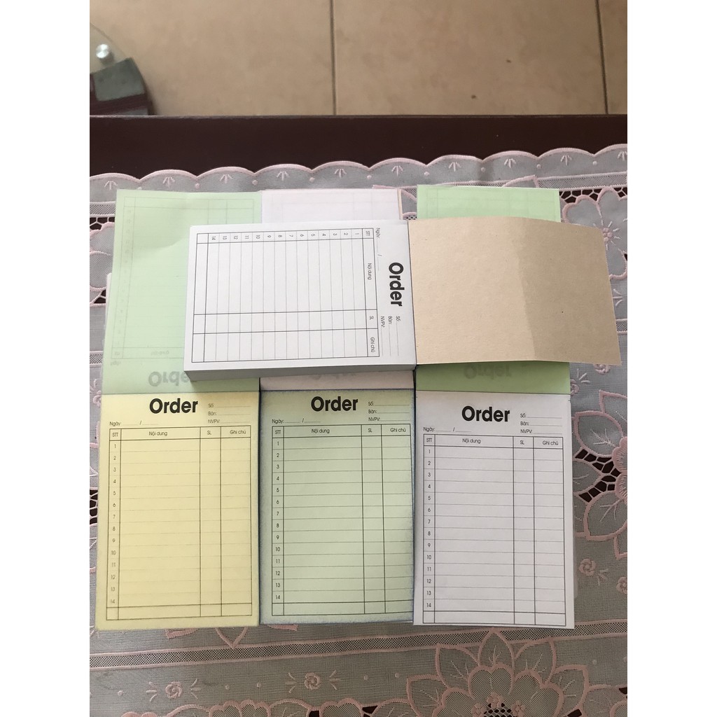 THANH LÝ 150 CUỐN GIẤY ORDER  (COMBO 150 CUỐN)