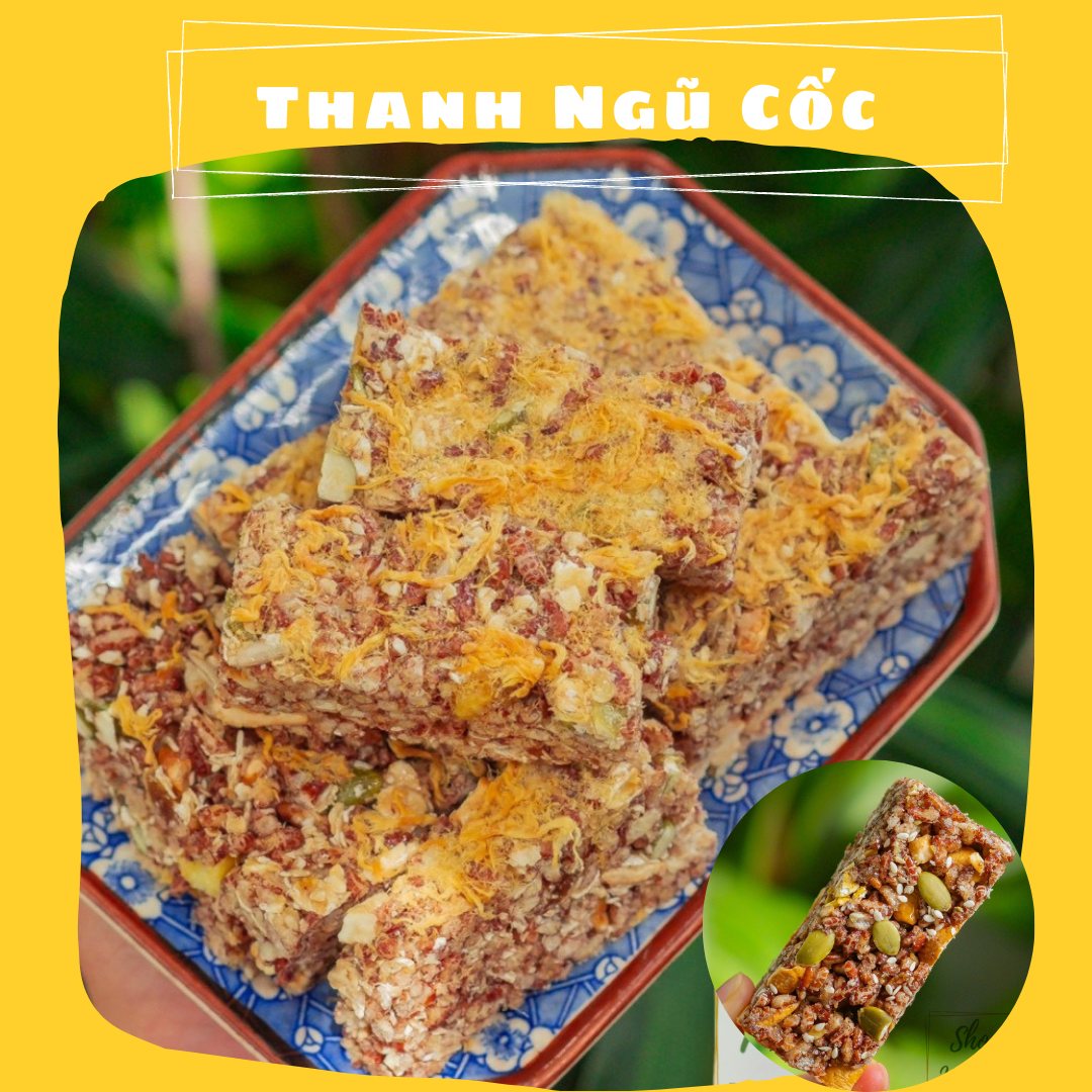 Thanh gạo lứt ăn kiêng 50g - bánh ngũ cốc dinh dưỡng shop mẹ bắp