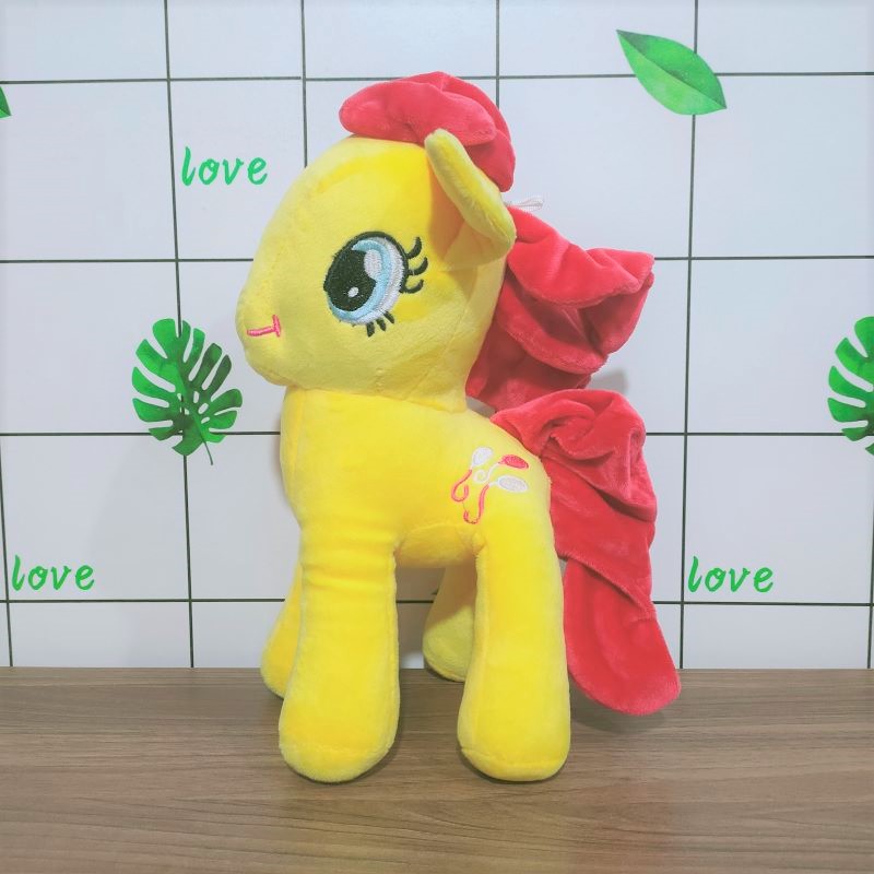 Thú bông ngựa pony 35cm nhiều màu dễ thương cho bé