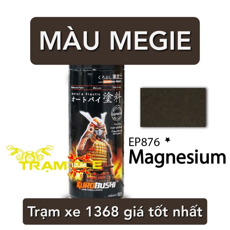 SƠN XỊT SAMURAI MÀU NÂU MAGIE EP876 400ML PHÙ HỢP SƠN CÁC CHI TIẾT KIM LOẠI