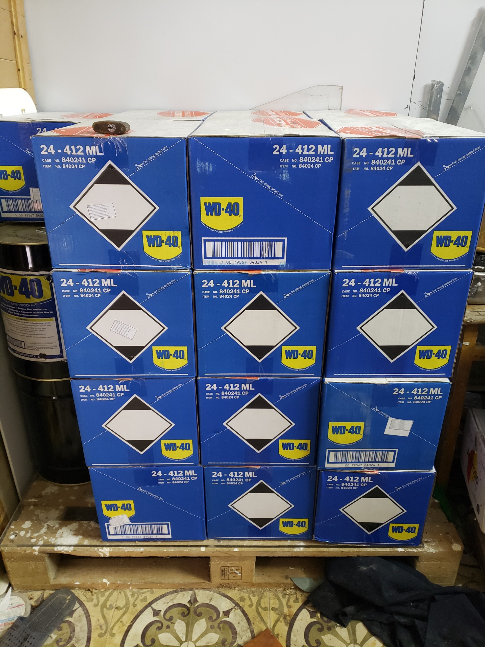 Dầu chống rỉ đa năng WD40, 412ml, nhập khẩu
