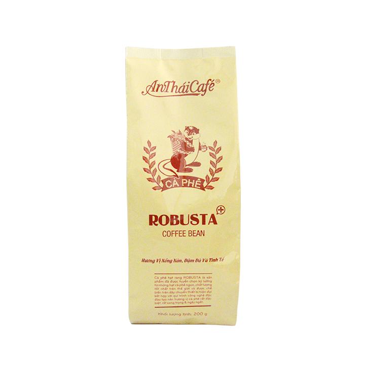 Combo 2 Túi Cà Phê Hạt Rang Robusta+ Nguyên Chất (200gr) - AnTháiCafé