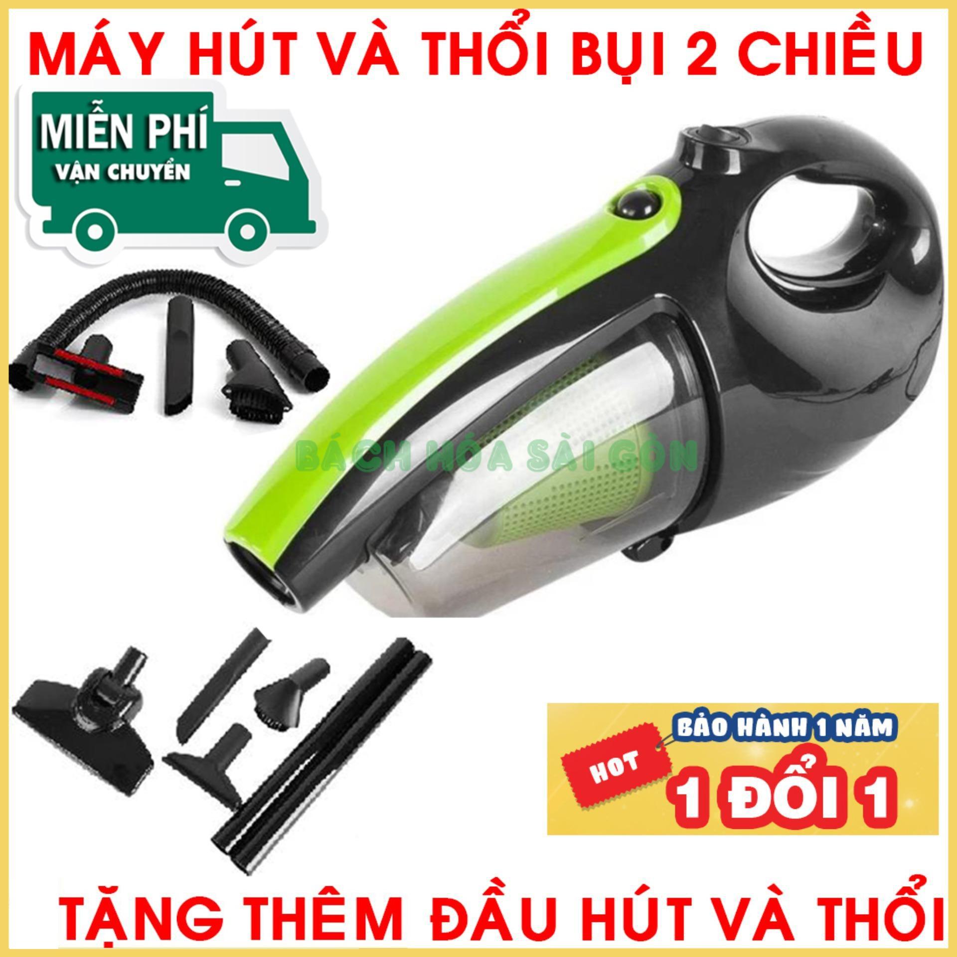 May Hut Bui Mini Cam Tay 2 Chiều Hút và Thổi rất mạnh, Máy hút bụi loại tốt Tay Cầm Chắc Chắn, Hoạt Động Êm Ái, Tặng phiếu bảo hành 1 năm Toàn quốc