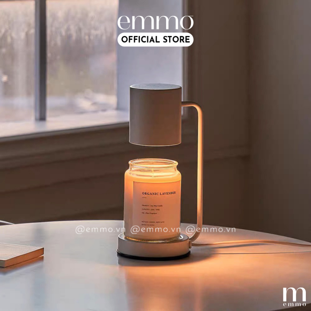 [TẶNG KÈM 2 BÓNG ĐỐT] ĐÈN ĐỐT NẾN THƠM EMMO BLISS