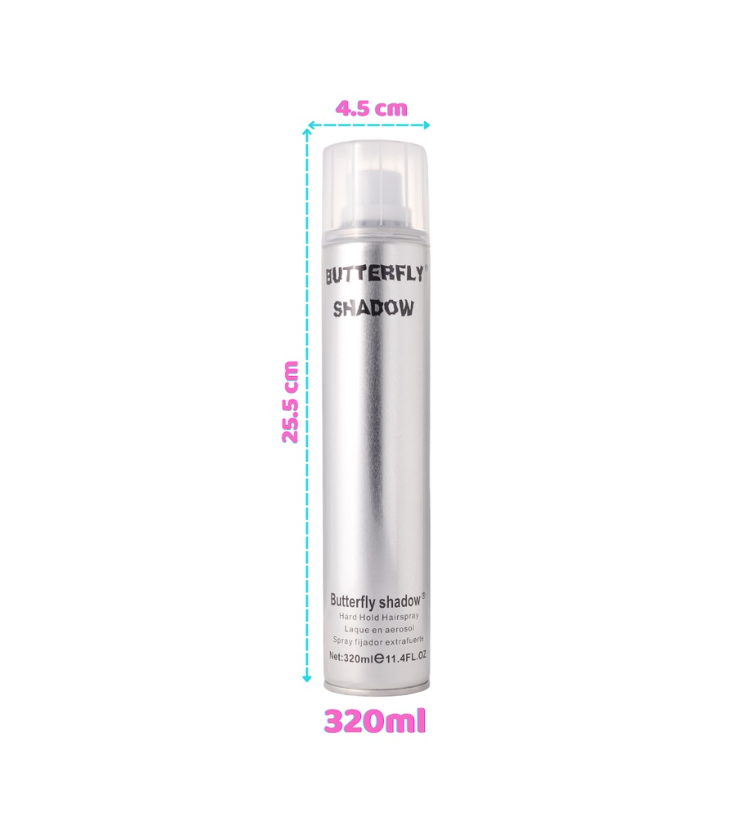Keo xịt tóc Butterfly Shadow xịt giữ nếp tóc nam nữ cao cấp chính hãng HALOMI loại 1, gôm xịt tóc Butterfly Shadow, gôm làm tóc Butterfly Shadow 600ml Halomi